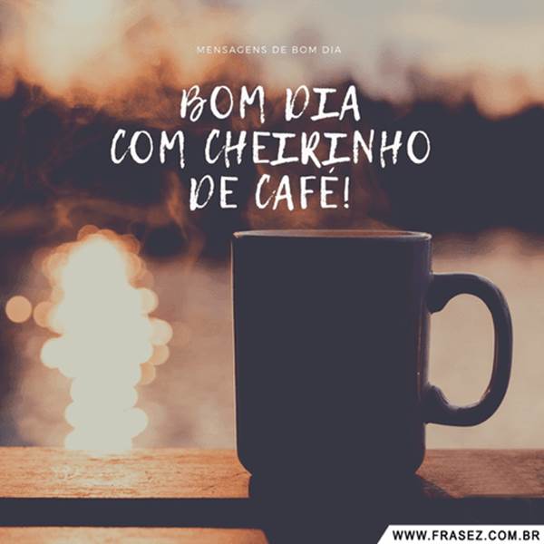 Bom dia com café