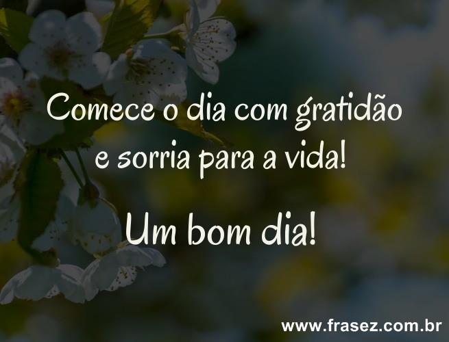 bom dia senhor deus