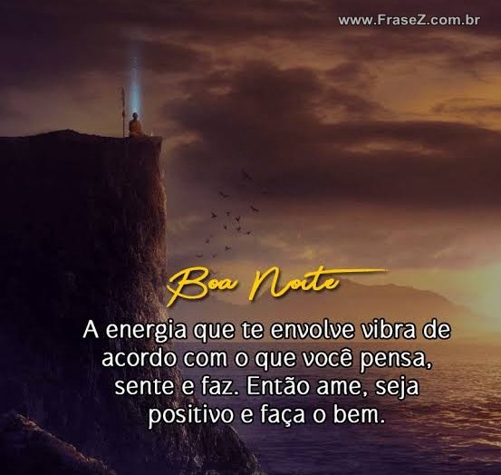 Seja positivo e faça o bem.