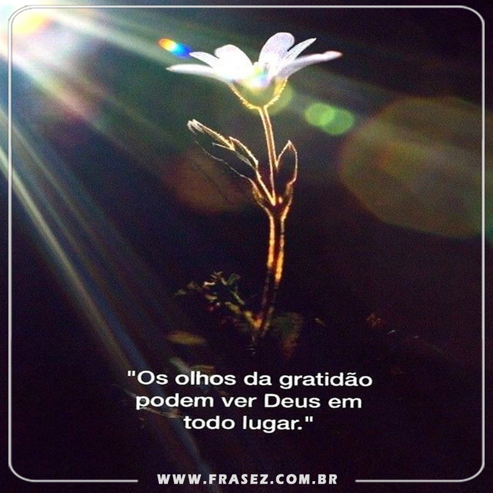 Deus em todo LUGAR.