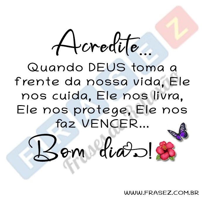 Frase de acredite...!