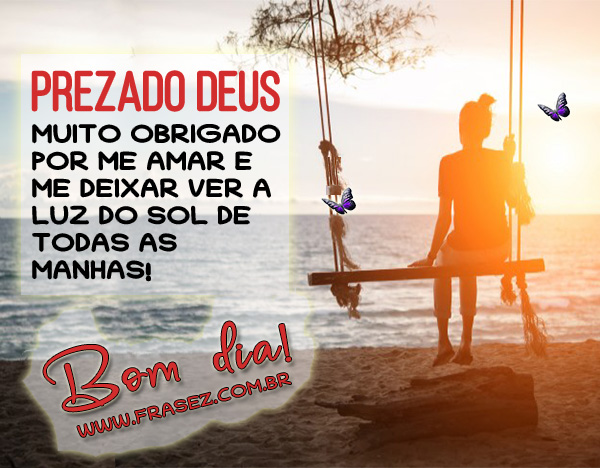Frase de agradecimento a Deus