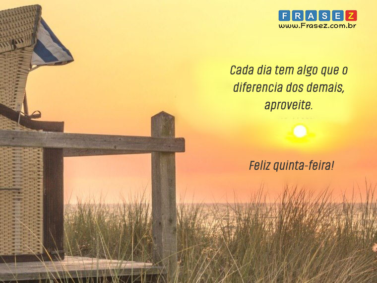 Bom dia quinta-feira!