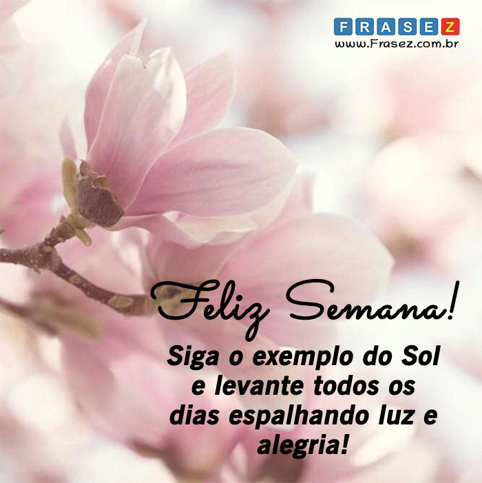 Frases de boa semana