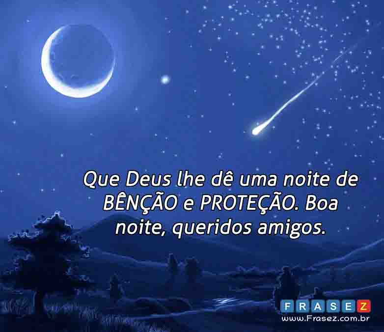 Mensagem de boa noite para amigo