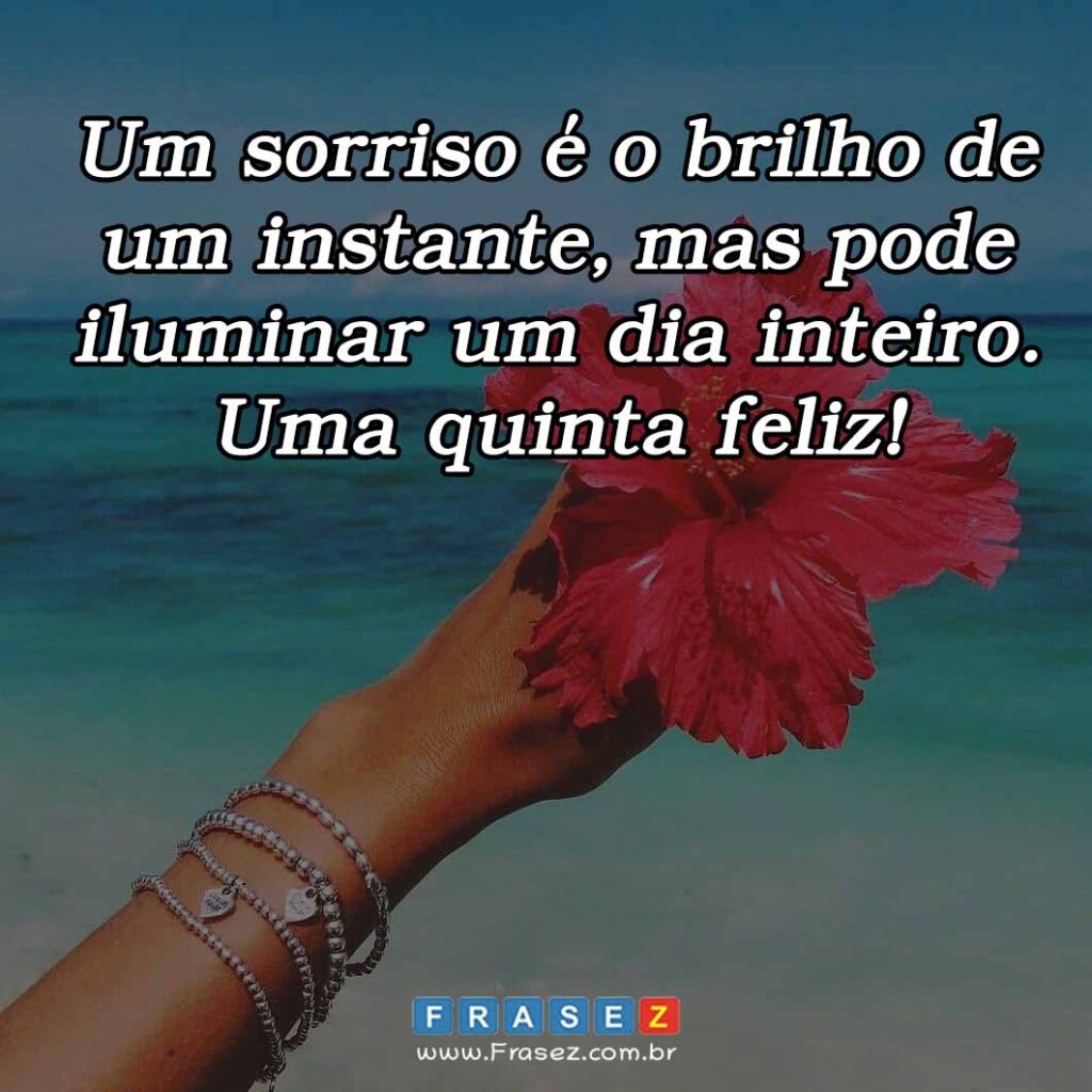 Mensagens de quinta feira