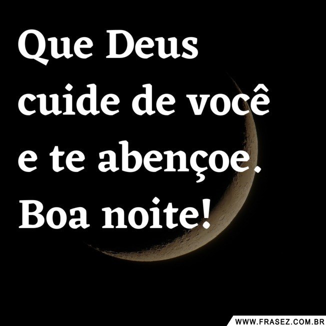 Abençoe Boa noite!