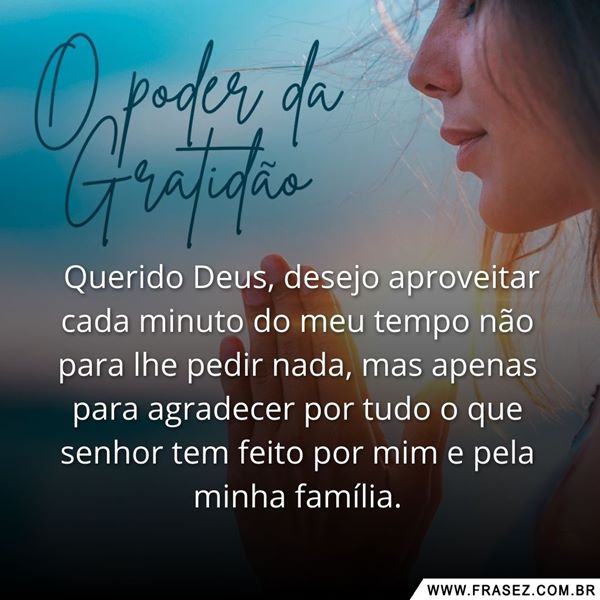 Frase de gratidão
