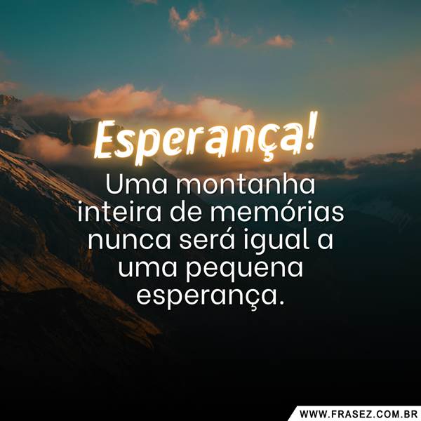 Frases de esperança