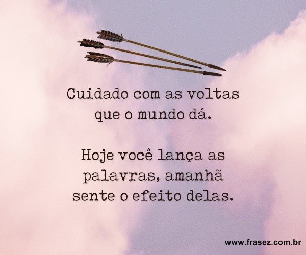 O mundo dá voltas
